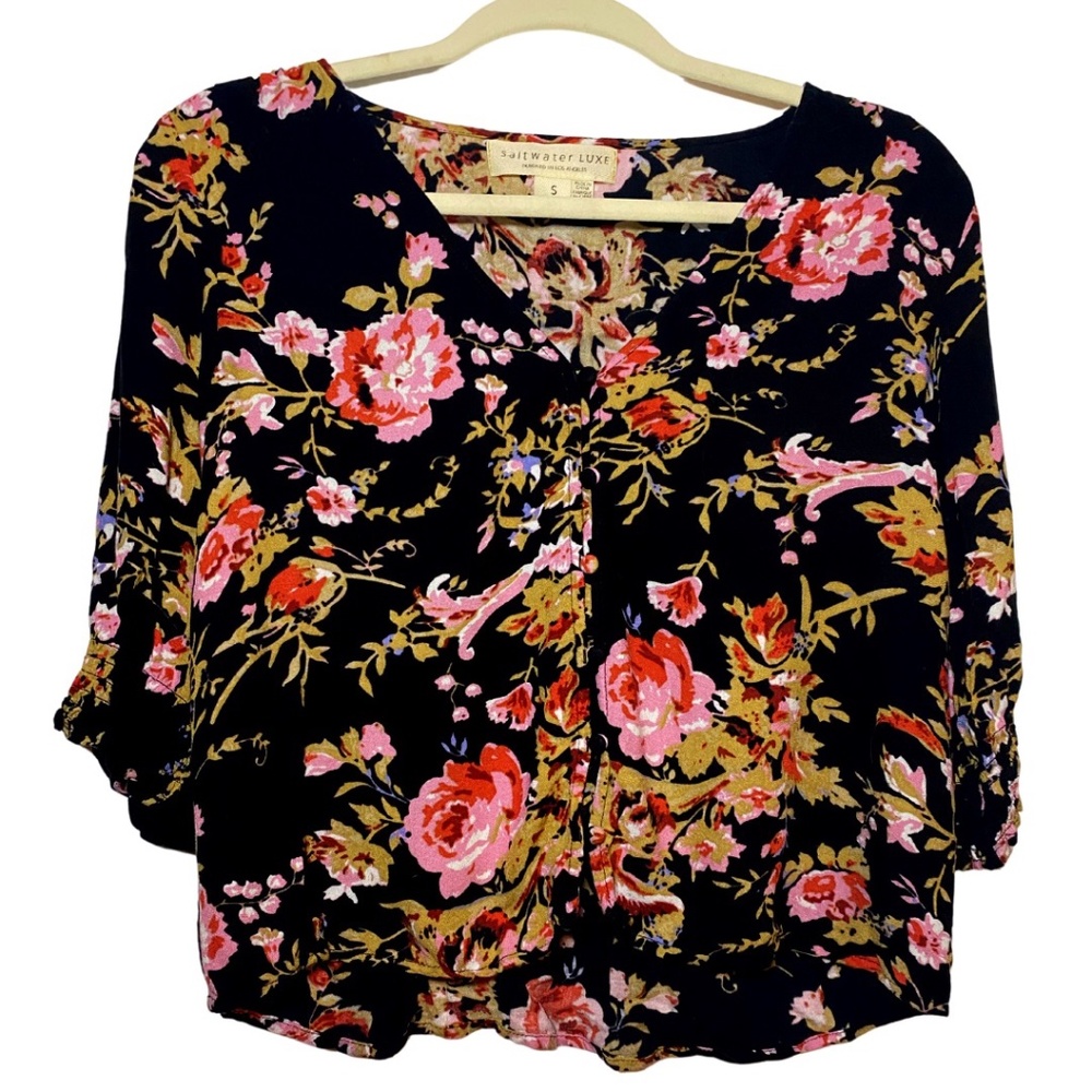 Boutique Floral Crop Top